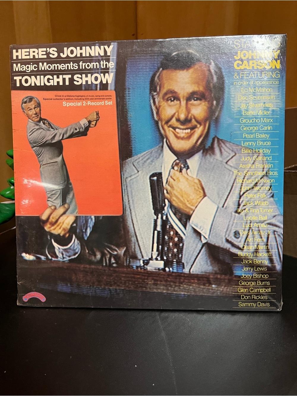NEW Johnny Carson Magic Moments  2 record Vinyl set includes poster